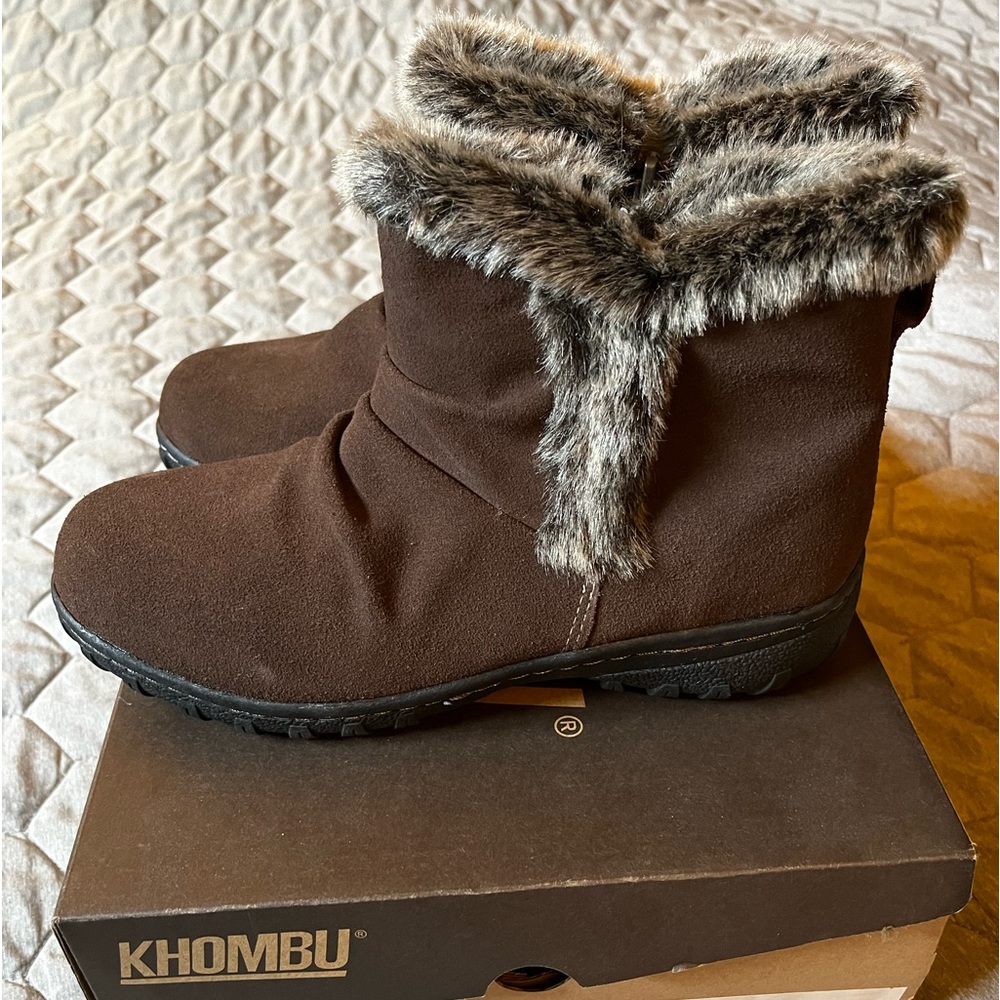 Women’s Khombu Winter Booties NWT Size 7